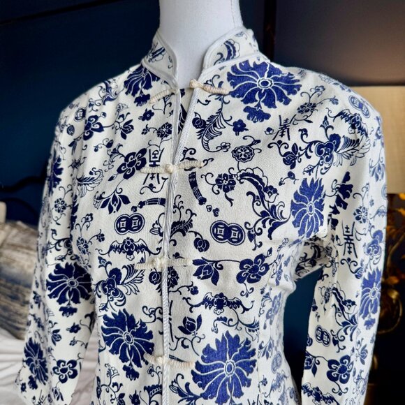 Chinese Mandarin Collar Light Jacket - Picture 4 of 14